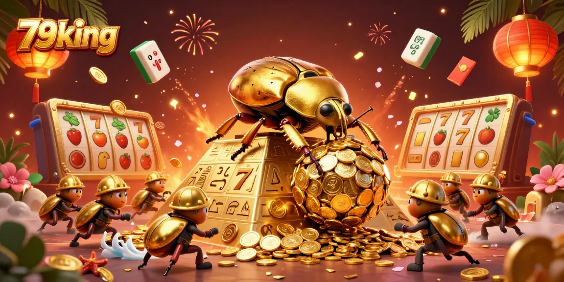 Experience the excitement of 79king with vibrant casino elements and dynamic characters in a richly detailed scene.