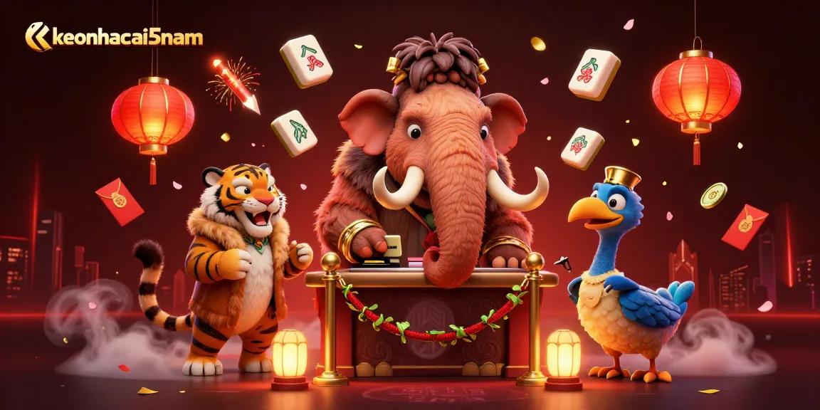 Engage with keonhacai5nam's vibrant casino world through this dynamic 3D illustration.