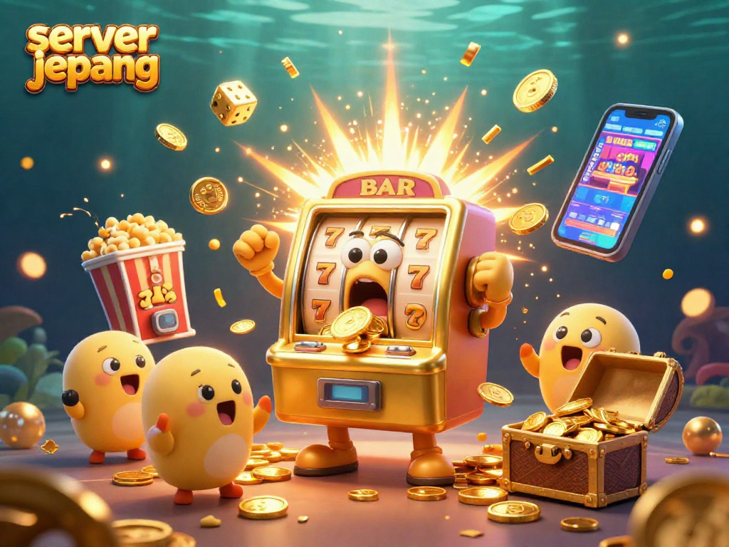 Spin the server jepang slot machine jackpot with vibrant 3D graphics and exciting visuals.