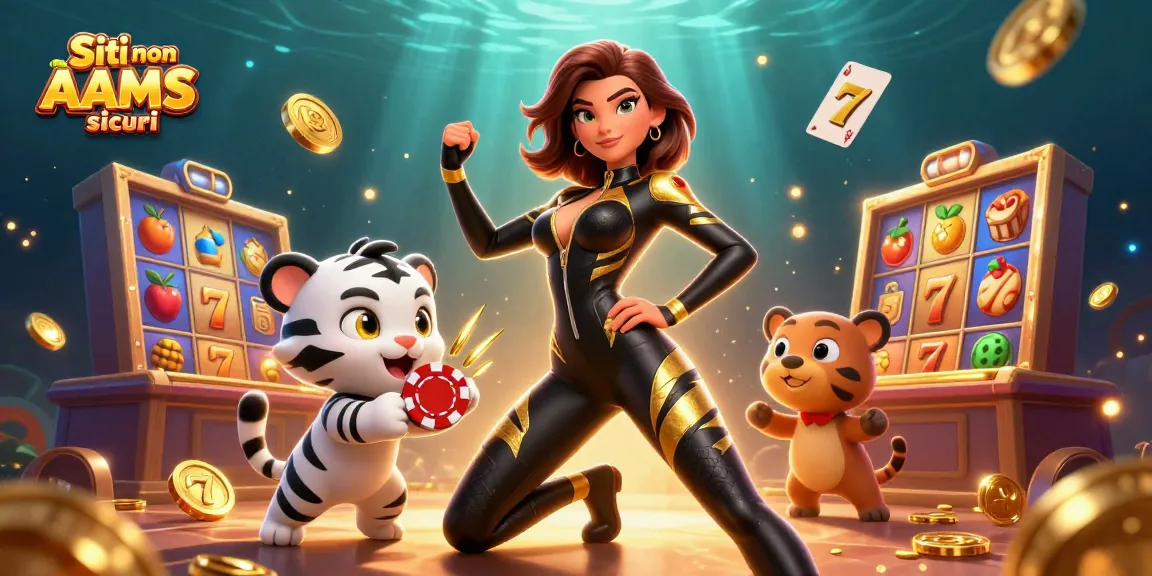 Partecipa a un'azione di gioco emozionante sui Siti non AAMS sicuri con slot entusiasmanti ed elementi dinamici.