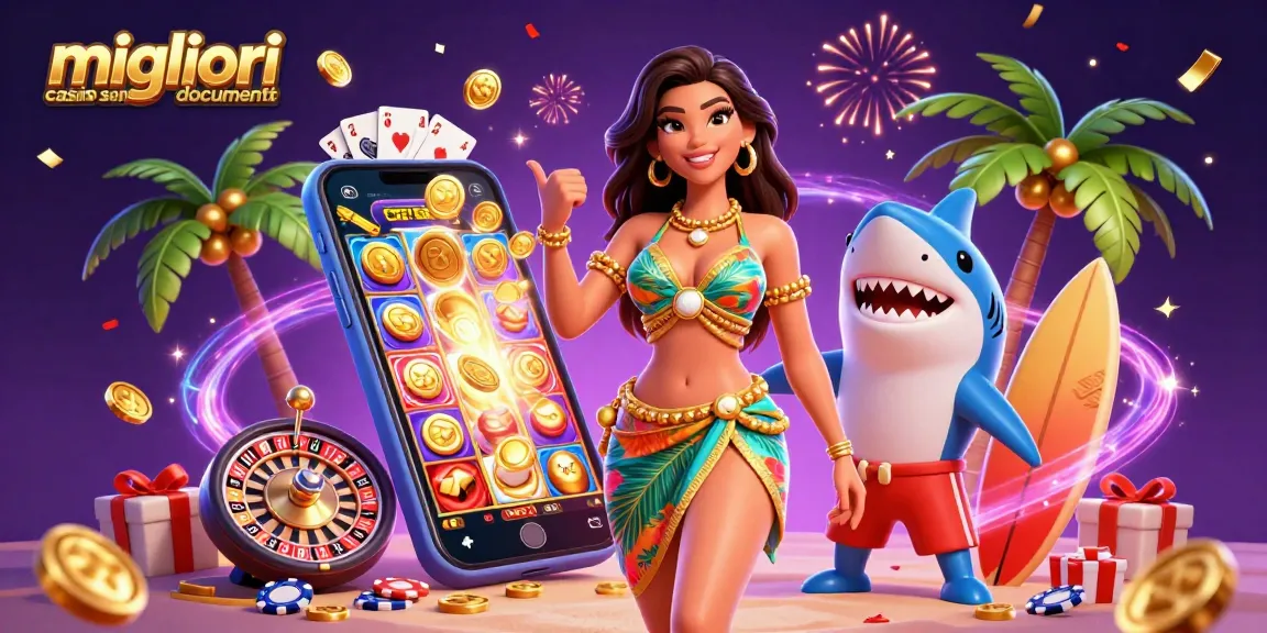 Scopri i migliori casinò senza documenti con offerte entusiasmanti in una scena 3D vibrante con elementi di gioco ricchi di azione.