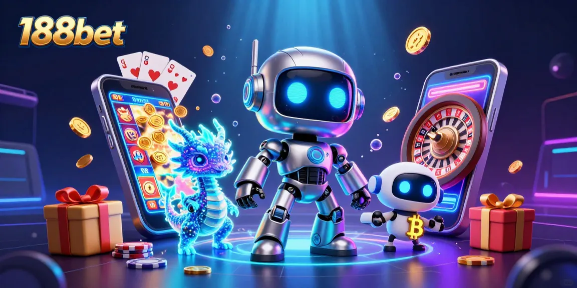 Experience thrilling gaming at 188bet with dynamic characters and vibrant casino elements