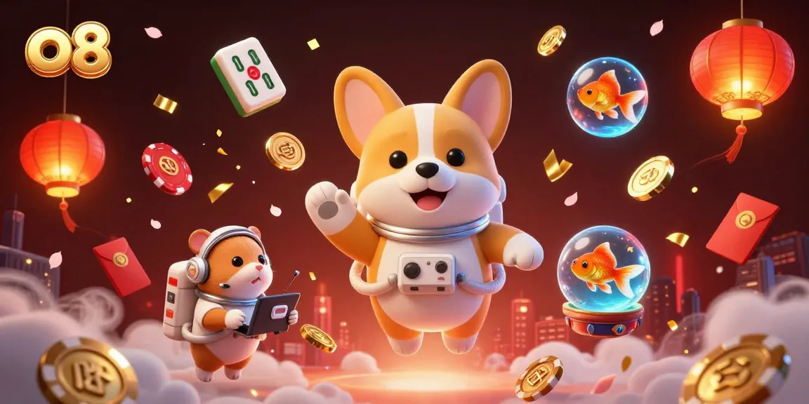 Experience the exciting world of online gambling at o8 with vibrant games and unique characters.
