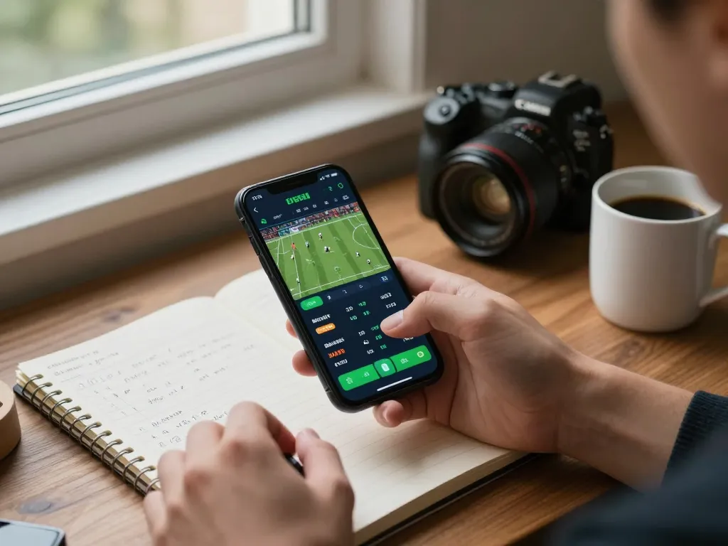 Engaging moment using situs gacor mobile app for sports betting with live game stats