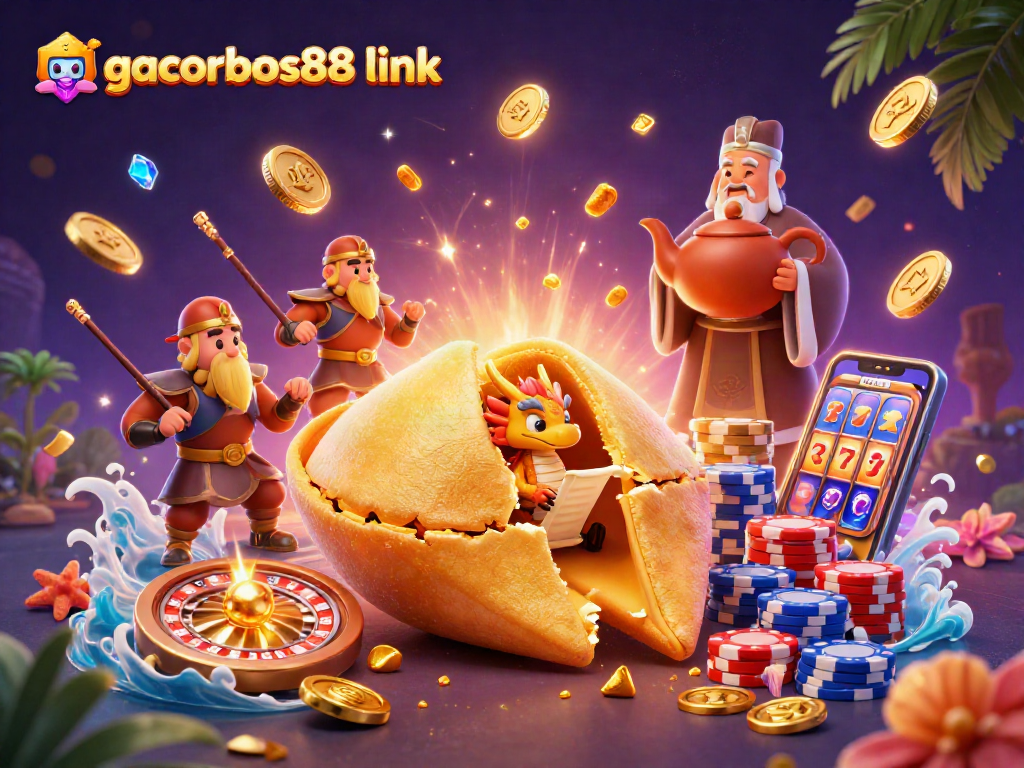 Spin the reels with gacorbos88 link and enjoy thrilling casino action with golden coins and treasures.