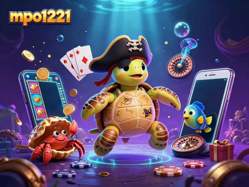 Engage in gaming fun with mpo1221's enriching underwater casino adventure filled with treasures.
