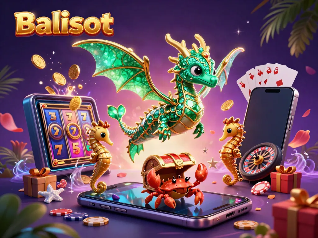 Balislot offers an enchanting world of slots and treasures with vibrant creatures and dynamic gameplay elements.