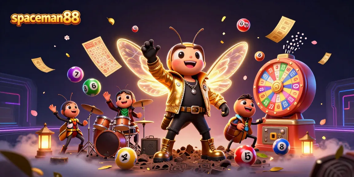 Experience thrilling gameplay with spaceman88 featuring vibrant casino elements in a dynamic scene.