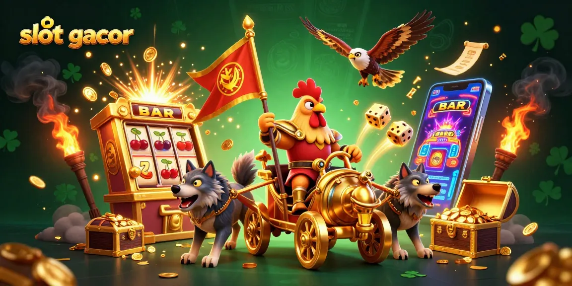 Rasakan keseruan slot gacor dengan chariot emas dan jackpot berlimpah bercahaya.