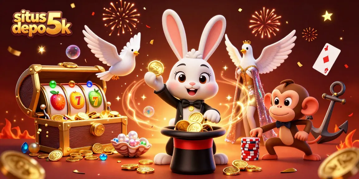 Jelajahi peluang menang besar di situs depo 5k dengan deposit hanya Rp 5.000,-