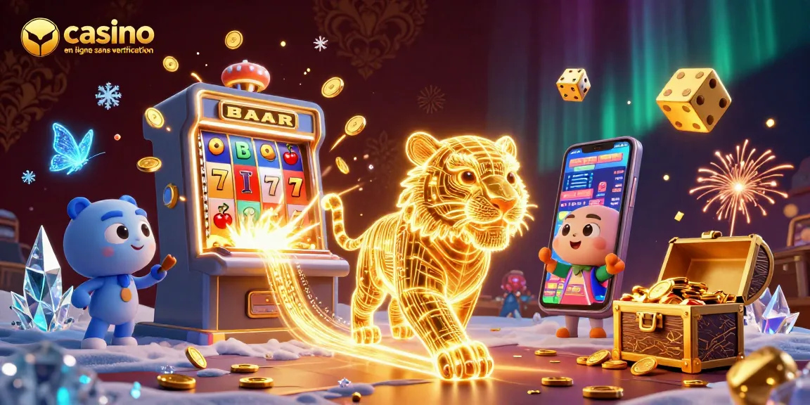 Gagnez avec un casino en ligne sans vérification, découvrez les jeux et jackpots éclatants !