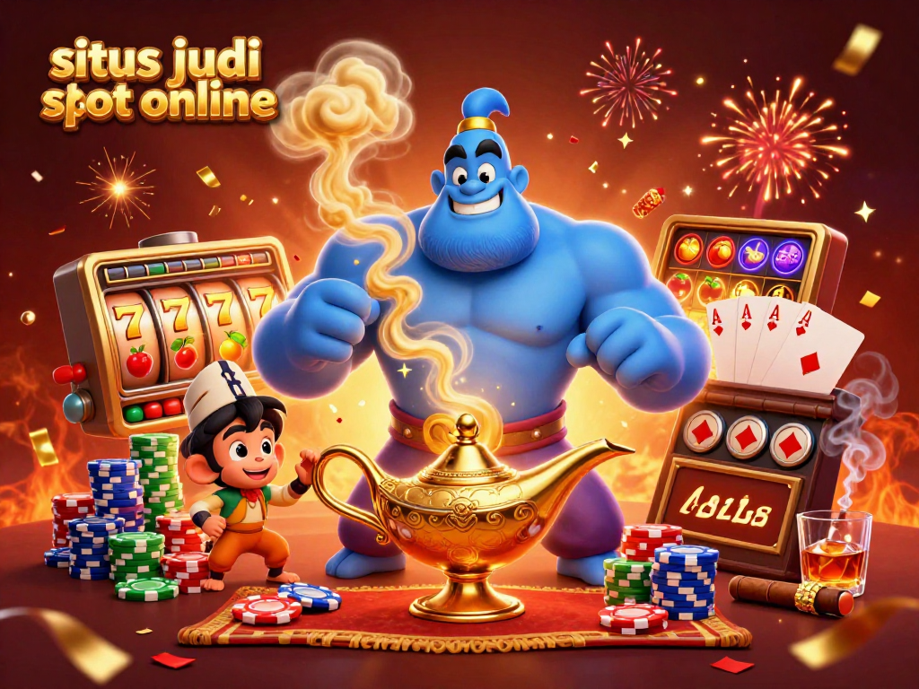 Gali potensi kemenangan di situs judi slot online dengan jin dan lampu ajaib.