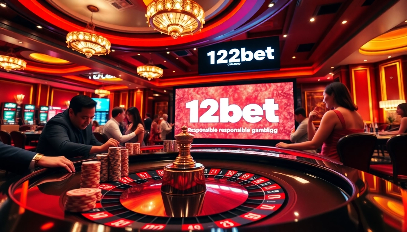 Enjoying exciting gameplay at the casino while accessing link 12bet for online betting options.