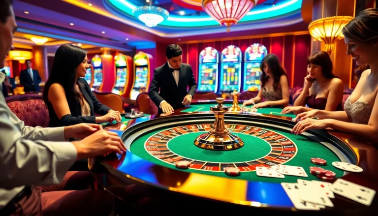 Exciting roulette gameplay at RR88 with vibrant casino elements.