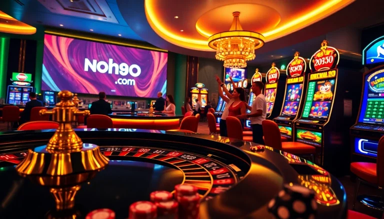 Experience online gambling excitement at nohu90 com with vibrant casino visuals.