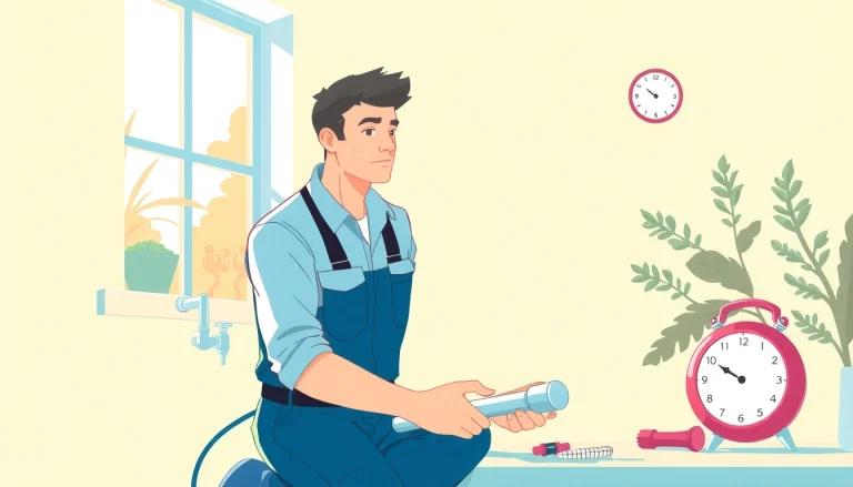 Emergency plumbers on holidays or weekends fixing a leak in a cozy home environment.